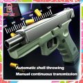 New- Semi-Automatic Shooting Toy Glock Pistol Soft Bullet Toy Children Outdoor Shooting Toy Birthday Gift For Kids pellet guns toy gun gun toy for kids toy guns for boy toys for kids boy. 