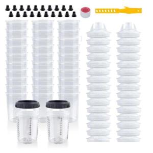Preparation Disposable Cups Replaceable Airbrush Can Sprayer Mixing Cup for Automotive Car Painting