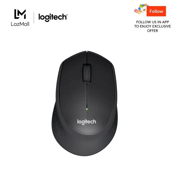 Logitech M331 SILENT PLUS Wireless Mouse, 2.4GHz with USB Receiver, Optical Tracking, Quiet & Lightweight, Long Battery Life, for PC, Mac, Laptop, Chromebook