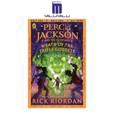 Percy jackson and the olympians: wrath of the triple goddess Paperback by Rick Riordan Original English books