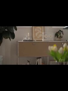 Modern Cabinet Multiple Layers Bedside Table Stainless Steel Storage Cupboards for Books Documents Minimalist Shelves