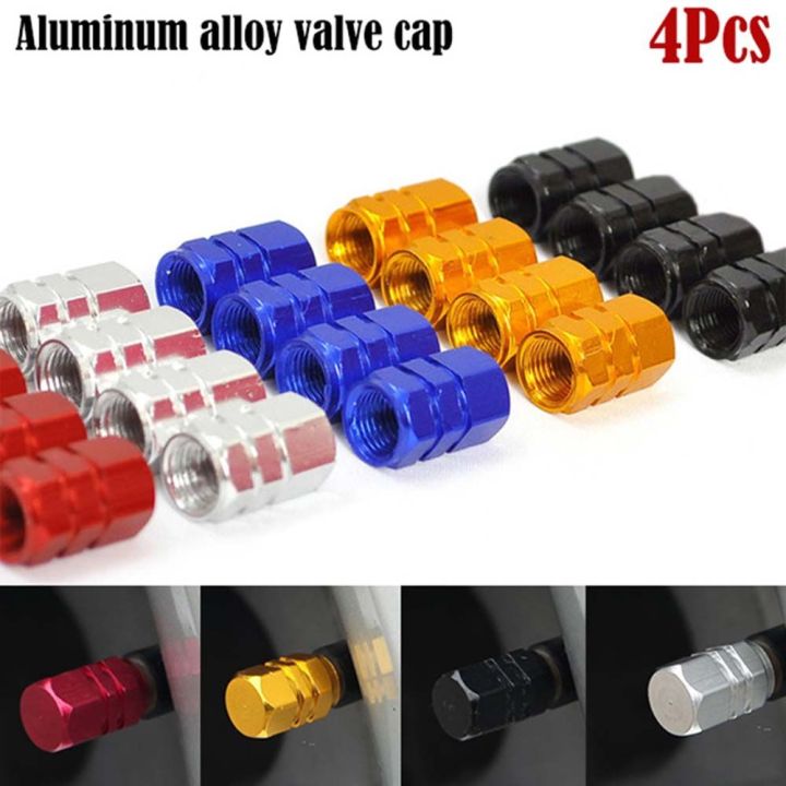 FLOW TOP 4Pcs/Set Universal Wheel Decoration Truck Valve Caps ...