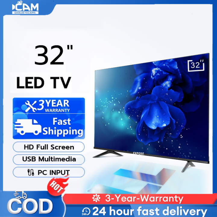 EXPOSE 32 inch flat screen LED 4K Digital TV android TV box Ultra thin