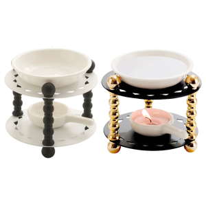 Decorative Ceramics EssentialOil Burners with Tealight Spoon Aromatherapies Diffuser for Living Room or Bedroom