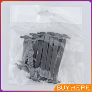 BUY HERE เชือกรองเท้าแบบซิลิโคน ไม่ต้องผูก 16 แท่ง / แพ็ค Lazy shoelaces