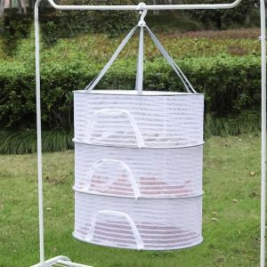 SUN ME Portable Drying Fishing Net Foldable 1/2/3 Layer Mesh Clothes Hanging Dryer Multifunctional Large Capacity Dried Vegetable Net Food Drying