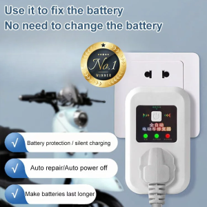 [Battery Saver] Intelligent Battery Pulse Repairer fully automatic repair charger long life and stability Universal charger for electric vehicles