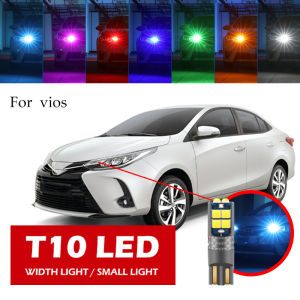 1ps T10 LED W5W For vios Side Door Light Small Headlight Car Boot License Plate Light