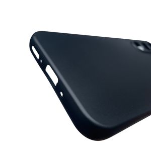 Ốp lưng silicon đen nhám cho Samsung Galaxy A54 không bám vân tay có gờ bảo vệ camera.