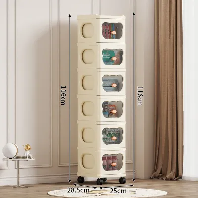 Doing Mall L25/35CM Plastic Drawer Box Storage Cabinet Organizer Rak Plastic Durabox Cabinet Drawer 小熊抽屉柜