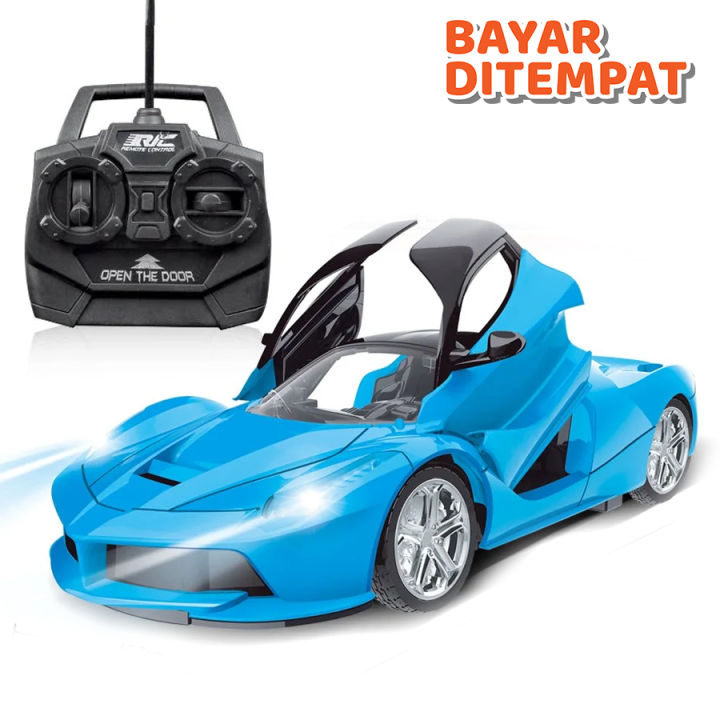 RC Car Of Dream Mobil Sports Buka Pintu Rechargeable Remote
