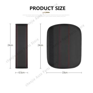 For BYD Atto 3 Yuan Plus high quality Leather car seat belt cover seat belt shoulder mat car interior accessories