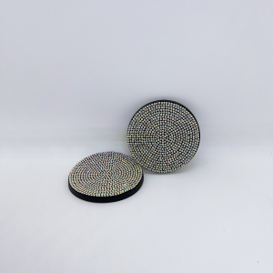 Miếng lót cốc đính đá chống trượt trang trí nội thất ô tô