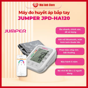 Máy Đo Huyết Áp Bắp Tay JUMPER JPD-HA120 Kết Nối Bluetooth Với điện thoại (chứng nhận FDA Hoa Kỳ)