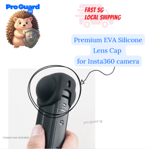[SG] Premium EVA Silicone Lens Cap Insta360 X5 X4 Air Protective Cover - Fits with Lens Guards