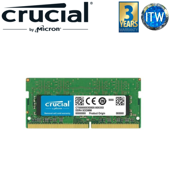 Crucial 8GB 260-Pin DDR4 SO-DIMM DDR4 3200 (PC4 25600) Laptop Memory ...