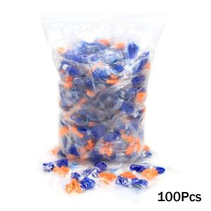 100Pcs Silicone Earplugs Corded Noise Cancelling Hearing Protection Sleeping Work Shooting Soft Reusable Individual Wrapped Safe2026
