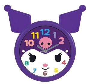🌟 SG LOCAL STOCK🌟3605) SANRIO KUROMI TABLE /WALL CLOCK CUTE DECORATION