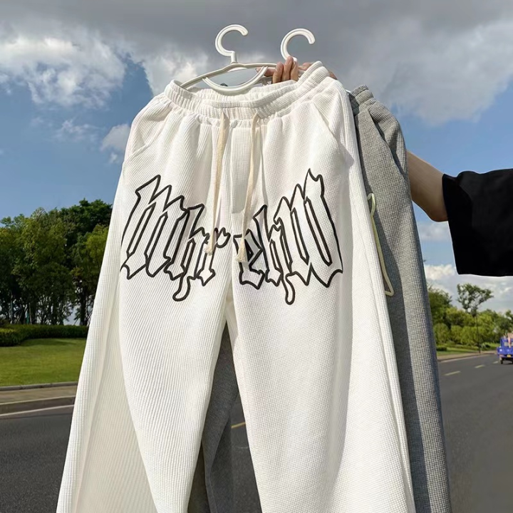 Aesthetic pants for men slocks oversized pants Korean baggy sweatpants wide leg original pants