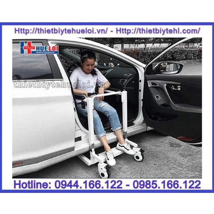 Xe nâng hạ bệnh nhân lên ô tô, xe lăn đa năng ghép mảnh nâng hạ 2 tay ...