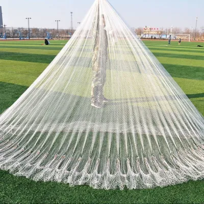 11kaki Old style casting net old style strong horse pure handcrafted heavy-duty adult hand thrown net traditional thickened fishing net novice