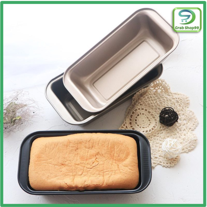 Loyang Kek Roti Segi Empat Tepat Non Stick Rectangle Loaf Cake Baking Tray Pan Loaf Cake 7282