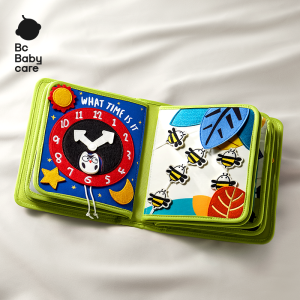 Bc Babycare Baby Puzzle Early Education Baby Learning Cannot Tear Up Cloth Books Toys Year Old Gift 12M+