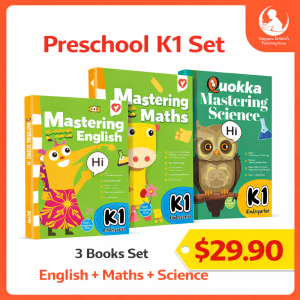 [SG STOCK ] Preschool Maths  English Science Workbook Nursery K1 K2 Kindergarten Singapore Learning Book preschool activity book kindergarten workbook
