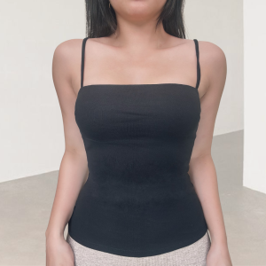 Áo Dây Ngang Dáng Dài Thun Đơn Giãn Tối Giãn Cotton Borip Co giãn 4 Chiều Freesize Chất Liệu Mềm Mại Basic Minimal (A25)