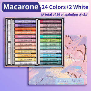 24/36/48Colors Super Soft Oil Painting Stick Set Oil Pastels Painting Heavy Color Oil Painting Set Drawing for Holiday Gifts