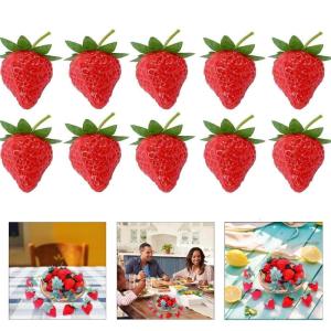 10 đếm nhựa dâu trang trí giọng giả trang trí chống bụi cho bán lẻ trực quan bán hàng