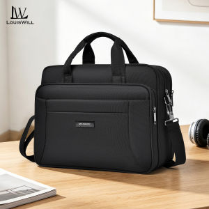 LouisWill Fashion Mens Shoulder Bag Extra-large Capacity Messenger Bag Fashion Trend Travel Bag Business Bag Handbag Lightweight Casual Bag Fashion Leisure Sport Street Bag for College Student