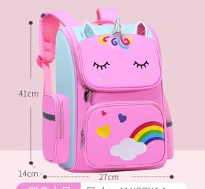 2023 Unicorn Schoolbag Boys And Girls Kids Children  Schoolbags Kindergarten Primary School  Bag