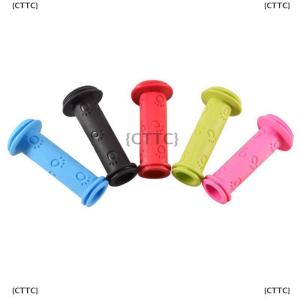 {CTTC} 1 Pair Rubber Bike Bicycle Handle Bar Grips Anti-slip Waterproof Tricycle Scooter Handlebar For Kids Child Cycling Handle Bars