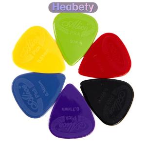 Heabety  10 Miếng Miếng Miếng gảy đàn guitar Alice dụng cụ trung gian bằng nylon màu trắng đen chống trượt cho Đàn Guitar Điện Acoustic phụ kiện đàn Ukulele