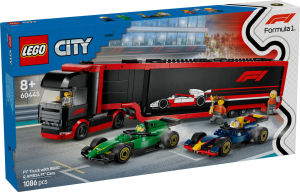 [BrickMonster] Lego 60445 City F1® Truck with RB20 & AMR24 F1® Cars