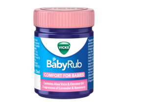 Vicks BabyRub Oil 25ml Specifically for Babies-Moisturize Soothe and Relax Your Baby