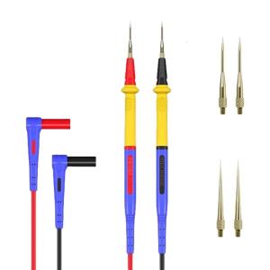 1000V 20A siêu tiến hành vạn năng dẫn cho kỹ thuật số hiện tại Điện áp đầu dò mũi kim dây dẫn kiểm tra dây bút Cáp công cụ