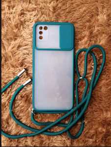 SAMSUNG A02S / M02S CASING SOFT CASE DOVE SLIDING CAMERA PLUS TALI LAYNARD MODEL TERBARU - PGC SHOP