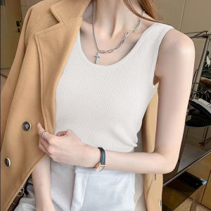 CG เสื้อกั๊กของผู้หญิงเสื้อกั๊กสุดเท่และไหมน้ำแข็งระบายอากาศสำหรับฤดูร้อนเสื้อกั๊กเข้ารูปพอดีไร้รอยต่อสำหรับ No.2793