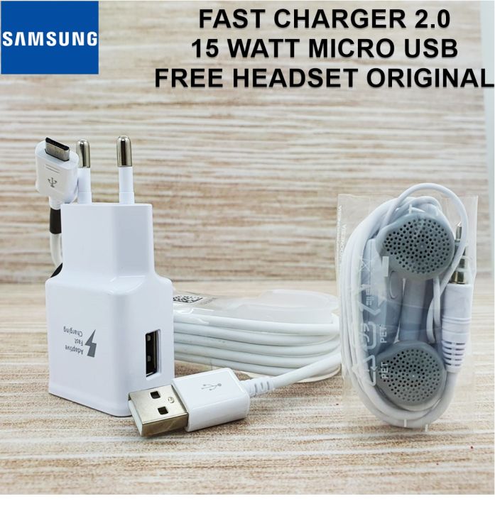 Samsung Fast Charging EP-TA20EWE Micro USB 15 Watt GRATIS