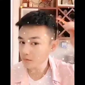 New Real Hair Mens Short Hair Korean Style Handsome Full Real Hair Mens Head Hair Piece Mens Real Hair Natural