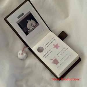 New Production💖 สมุดบันทึกขนาดเล็กแบบพกพาที่เรียบง่ายแบบช่อง INS สมุดบันทึกสไตล์ญี่ปุ่นหนังสือสีน้ำตาล