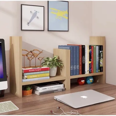 [Freeship MAX] Kệ Sách Gỗ Lắp Ghép Để Bàn Học Gỗ MDF Dày Dặn- Kệ Sách Mini Giá Để Sách Để Tài Liệu Văn Phòng