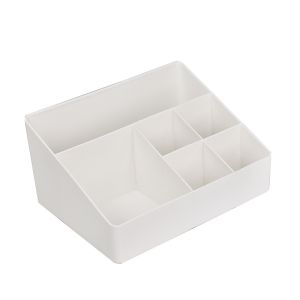 Japanese-Inspired Desktop Organizer with Drawer – Multi-Functional Office Stationery Storage Box