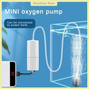 [PureZone] Aquarium Oxygen Air Pump Fish Tank USB Silent Air Compressor Aerator Oxygenator