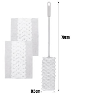 Gap Dust Cleaner Long Flat Gap Duster Removable Replacement Dust Collector Electrostatic Adsorption Furniture Gap Cleaning Brush