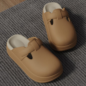 Free Shipping Minimalist And Versatile Slip-On Sandals For Women Featuring A Thick Sole For Added Height Suitable For Both Indoor And Outdoor Wear With A Non-Slip Design And Odor-Resistant Properties