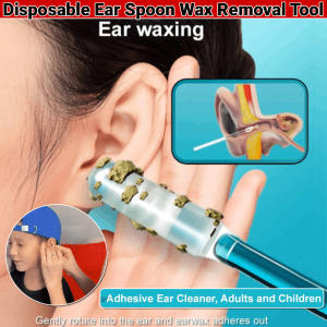 Disposable Ear Spoon Wax Removal Tool Non-Luminous Sticky Ear Cleaning Stick Cotton Swab 掏耳勺 一次性粘耳棒耳鼻清洁棒