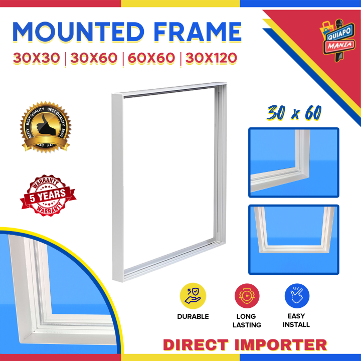 Surface Mount Frame For Led Flat Panel Light Aluminum Surface